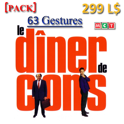 PACK "Le dîner de cons" [DISKOPOLE]