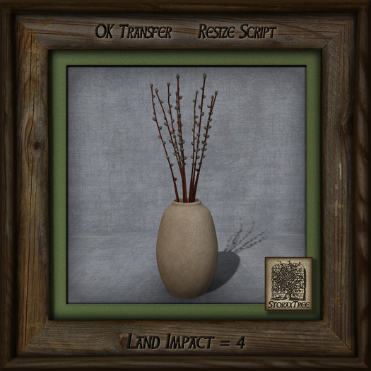 Clay and Willows Vase Af
