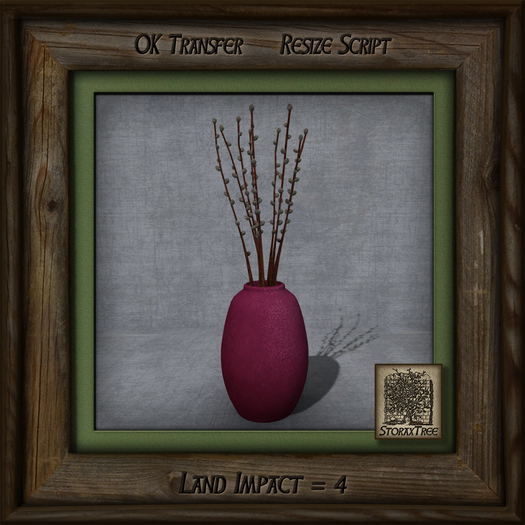 Clay and Willows Vase Aq