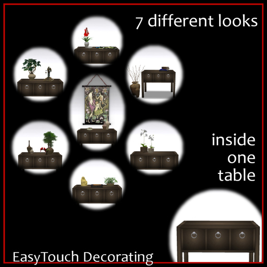 Tai-Fhang Creations - MultiDecor Table - DarkWood