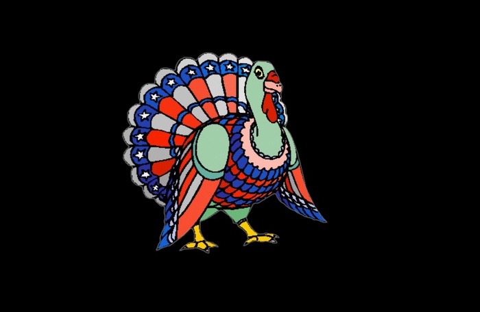 Thanksgiving Patriotic Turkey