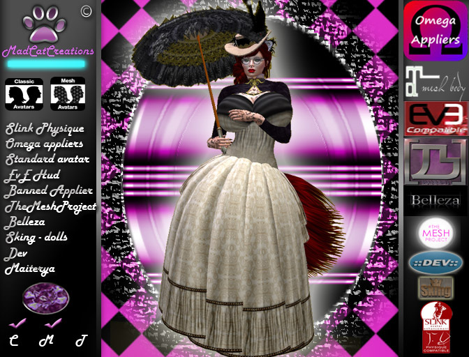 MCC - woman  - Victorian Rider Cream
