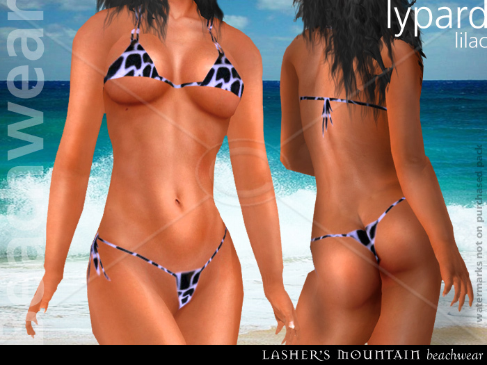 Lypard - Leopard Pele Micro Bikini ( lilás) - Revender