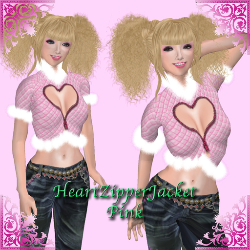 *Miroku*HeartZipperJacket_pink_p