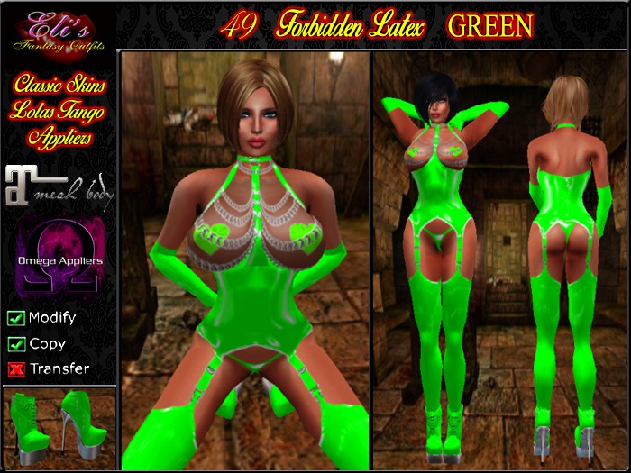 49 Forbidden Latex Green