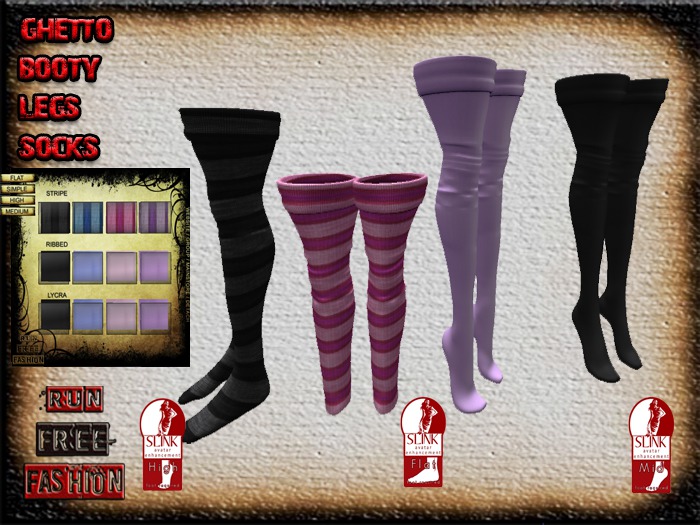 *RFF*Ghetto Booty Leg Slink Socks