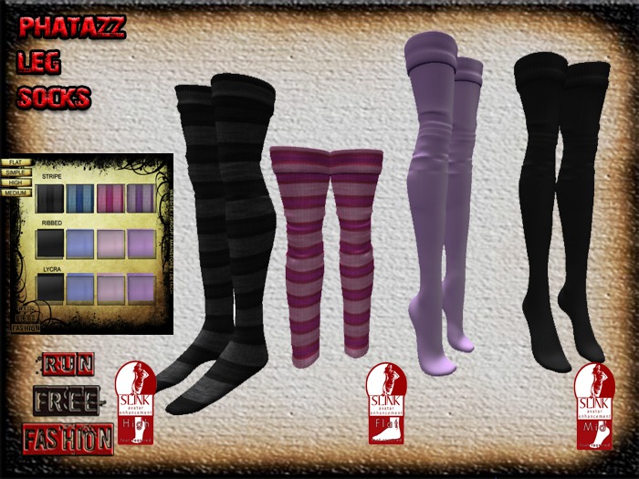 *RFF*Phatazz Legs Slink Socks