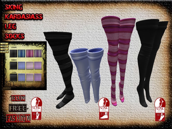 *RFF*Sking Kardasiass Leg Slink Socks