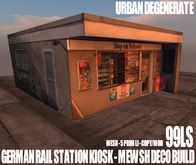 German Kiosk Deco Build