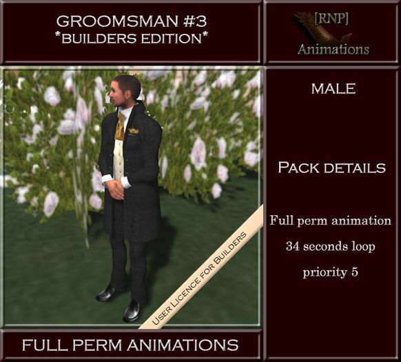[RNP] Groomsman #3 - Full Perm Animation