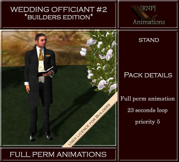 [RNP] Wedding Officiant #2 - Full Perm Animation
