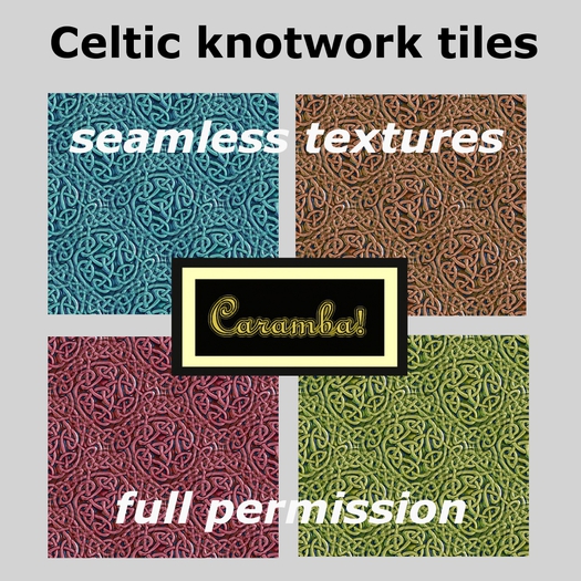 Celtic knotwork tiles - textures