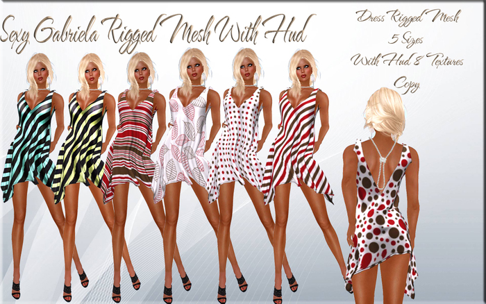 LSR - Sexy Gabriela Rigged Mesh With Hud