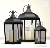 The Loft - Lanterns Black
