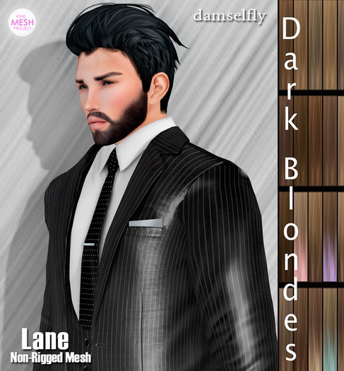 *~*Damselfly*~*Lane Non-Rigged Mesh Dark Blondes