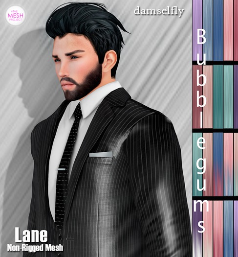 *~*Damselfly*~*Lane Non-Rigged Mesh Bubblegums