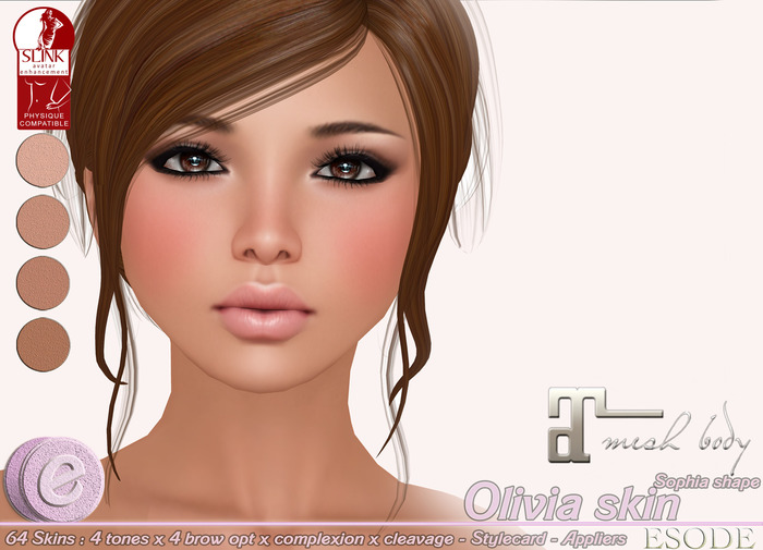 Esode Olivia Skin & Sophia Shape (wear & touch)