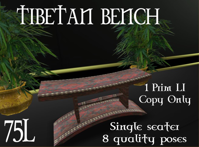 Tibetan Bench Boxed