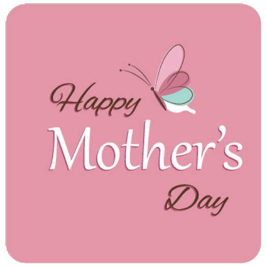 "Happy Mother's Day!" High-Quality Alpha (Clear Background) Texture 