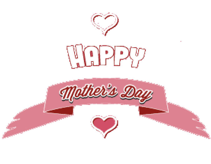 "Happy Mother's Day!" High-Quality Alpha (Clear Background) Texture 