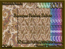 Baroque Paisley Fabric Seamless Textures Materials Ready Full Perms 1024x1024