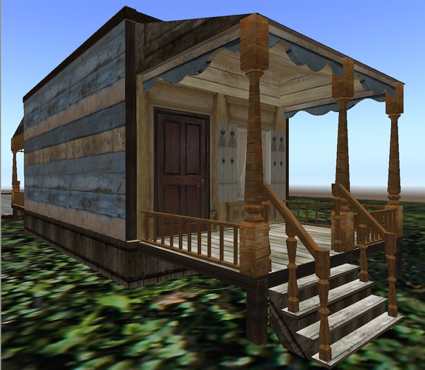 Narrow Gingerbread Shotgun House 31