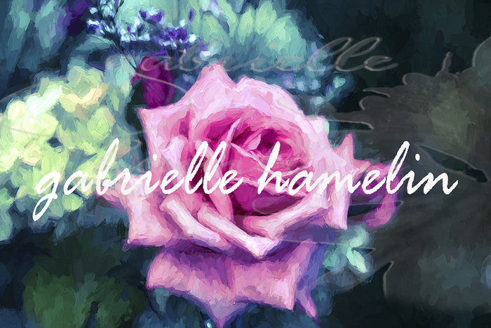 Oil Rose Painting Gift Box