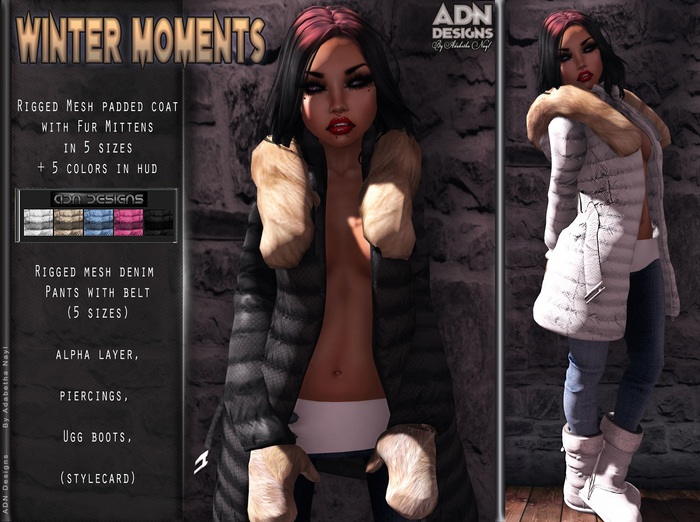 [ADN] WINTER MOMENTS (MESH) (Wear to Unpack )