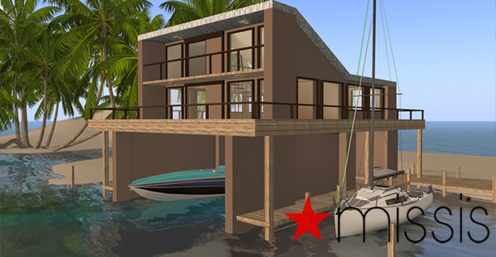 Missi*s Miami Boathouse with crane