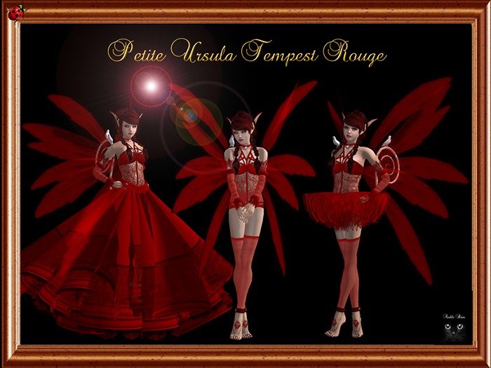 Petite Ursula Tempest Rouge Outfit 