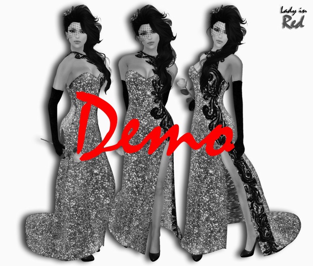 DEMO - Kristina - Strapless Prom Dress