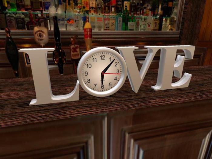 TM LOVE Clock Nightlight - Color Change, Brightness, Hour and Minute Adjustments (mesh)