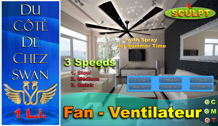 Ceiling Fan + Steam 1 L.i. - v3.1