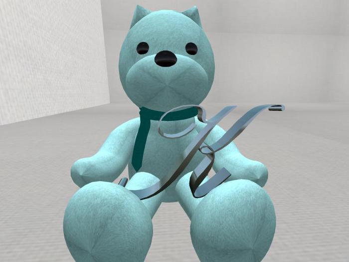 Letter Bear [K] [Blue]