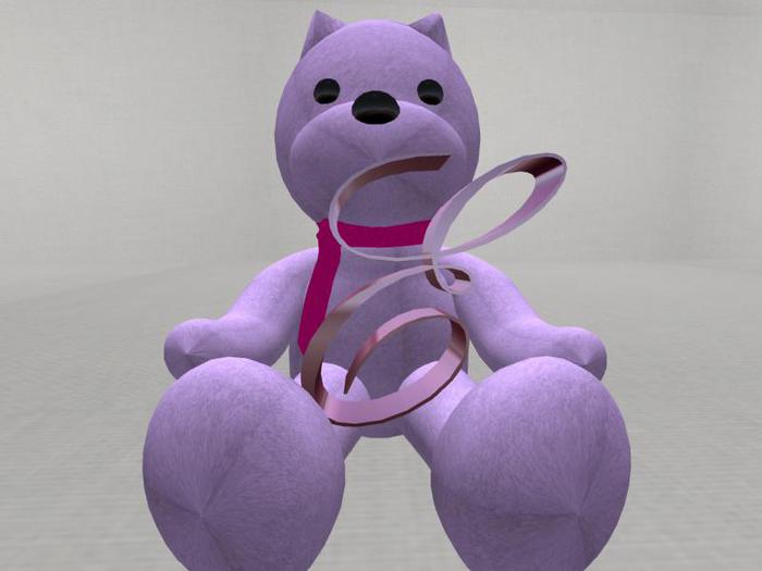 Letter Bear [E] [Pink]