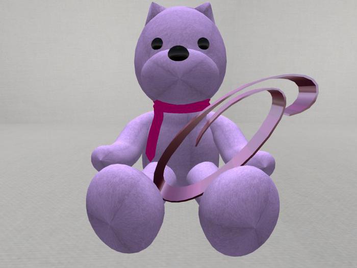 Letter Bear [O] [Pink]