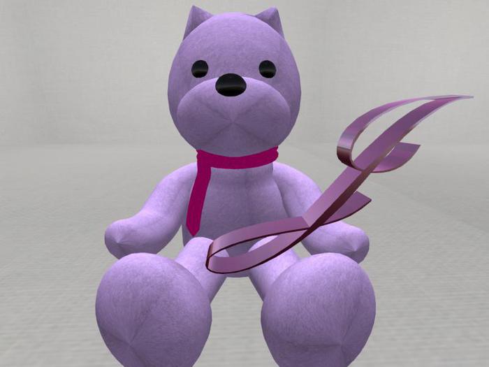 Letter Bear [J] [Pink]