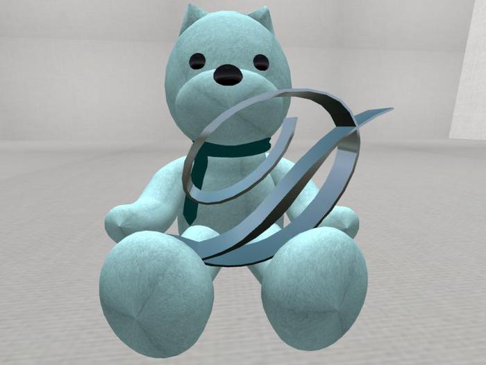 Letter Bear [D] [Blue]