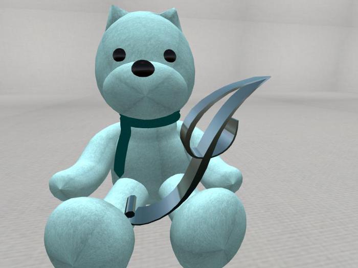 Letter Bear [I] [Blue]