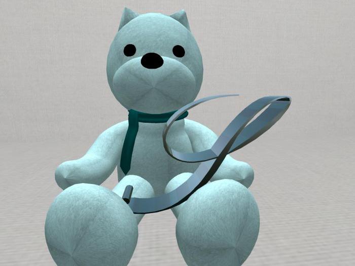 Letter Bear [S] [Blue]