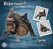 (PROMO PRICING!!)~Repressed Designs~ "Cache" seated barrels  (Boxed)