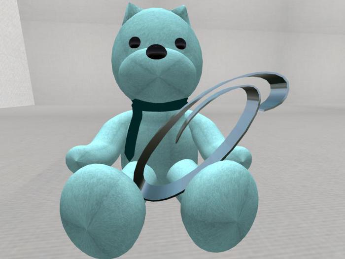 Letter Bear [O] [Blue]