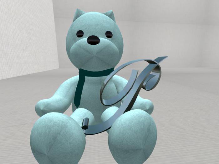 Letter Bear [P] [Blue]