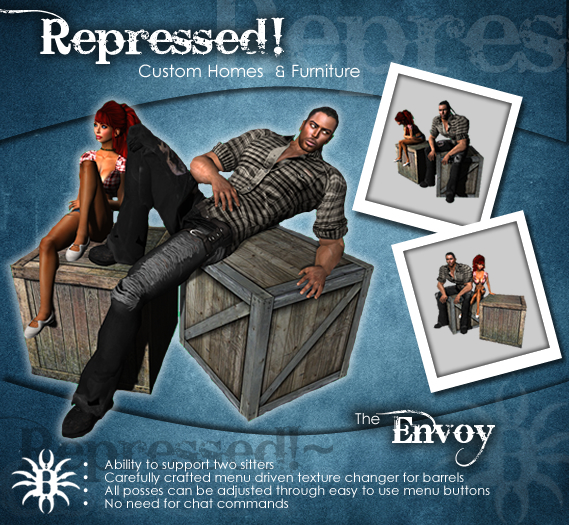 (PROMO PRICING!!)~Repressed Designs~ "Envoy" Crates  (Boxed)
