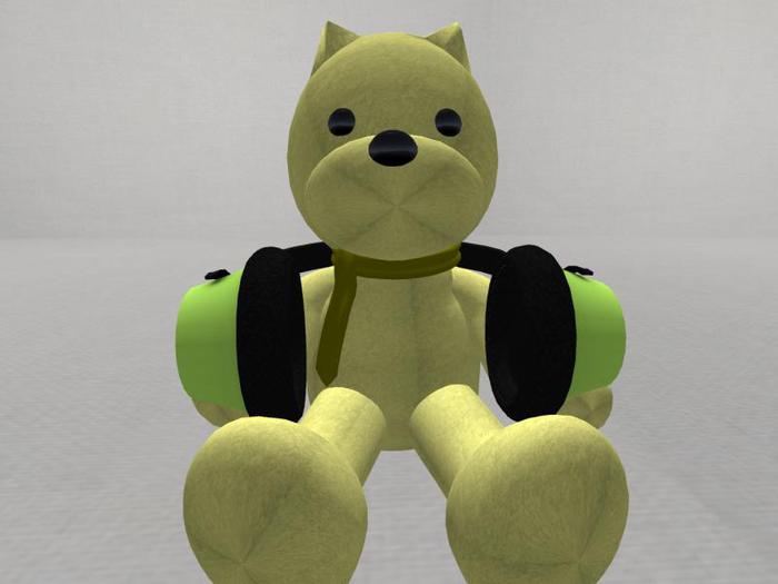 Headset Bear [Yellow]