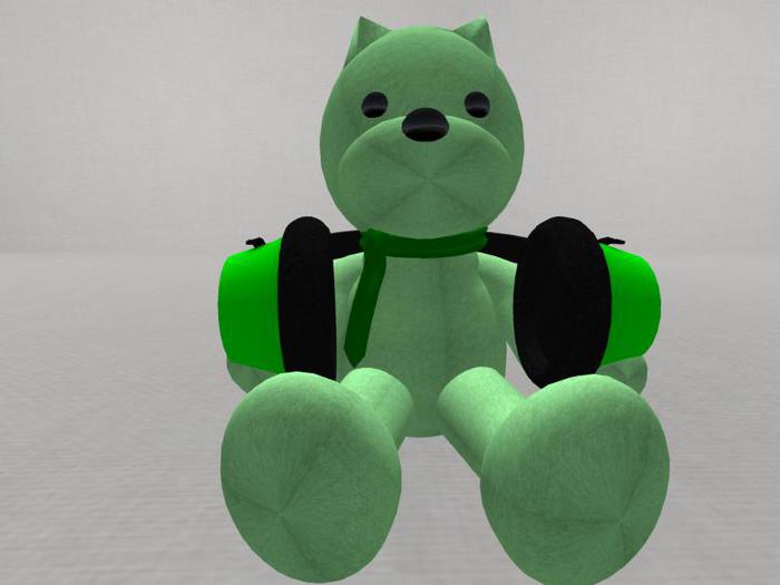 Headset Bear [Green]