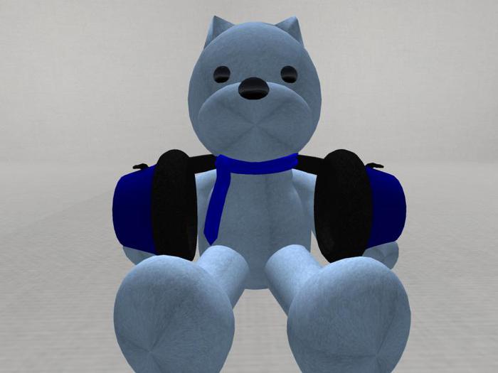 Headset Bear [Blue]