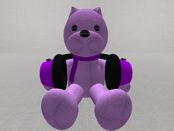 Headset Bear [Purple]