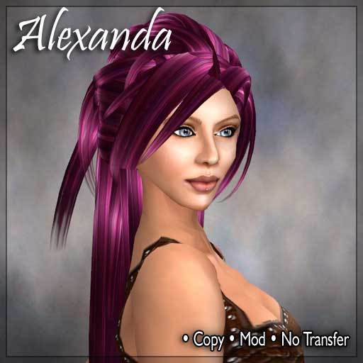 Alexanda Magenta Hair