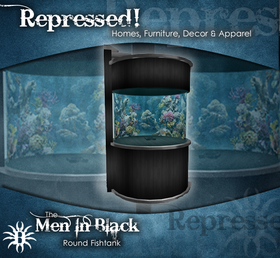 ((PROM PRICED!)) Men in Black ROUND Aquarium  (Boxed)